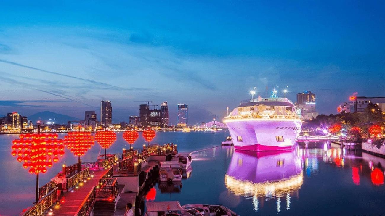 Quang Minh Riverside Hotel Danang Bagian luar foto